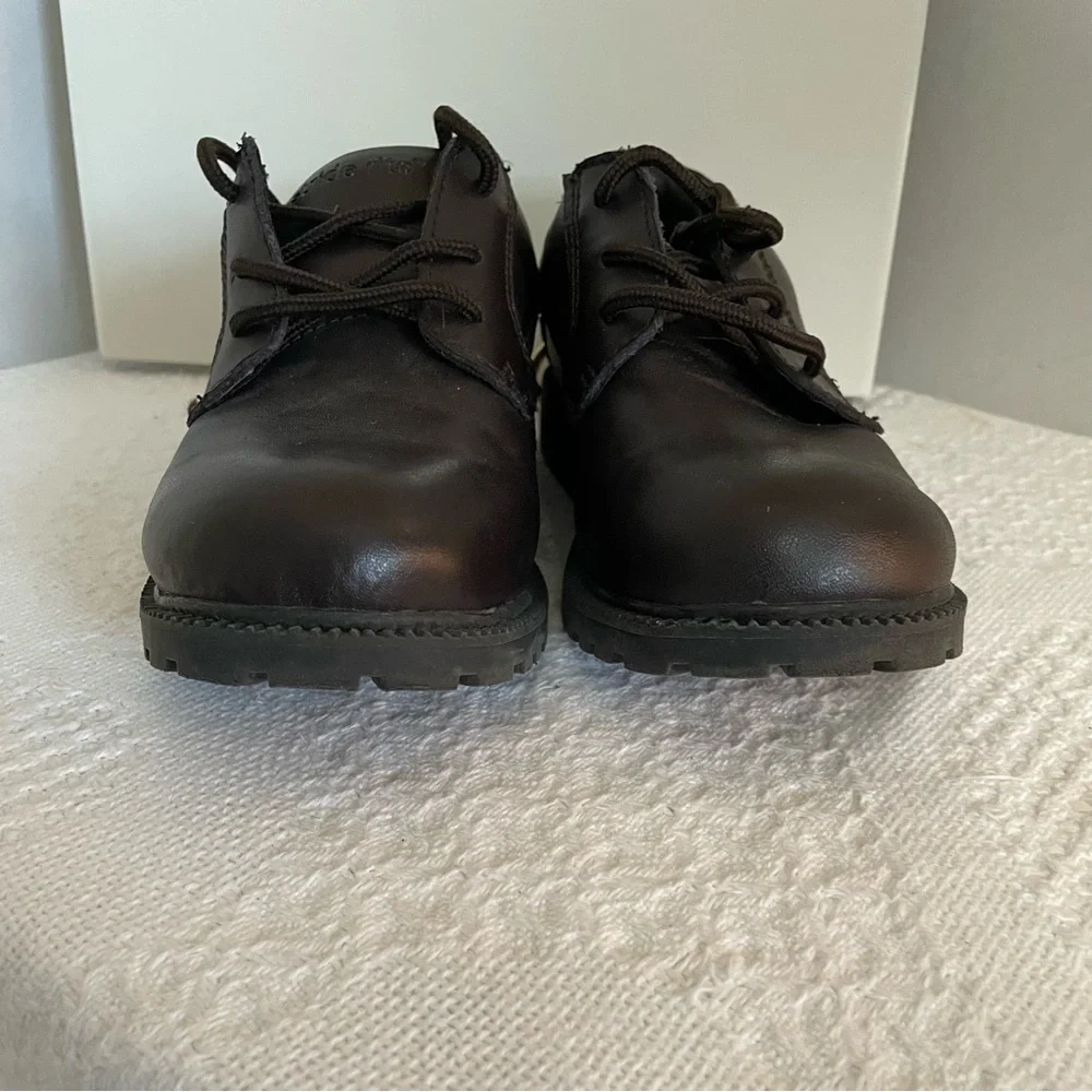 Taft Dark Brown Leather Oxfords Size 2.5 W‎